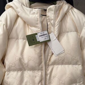 Gucci Off-White Puffer Jacket
